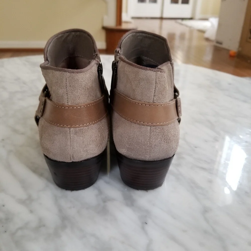 Sam Edelman Tan and Gray Ankle Booties - Picture 3 of 4